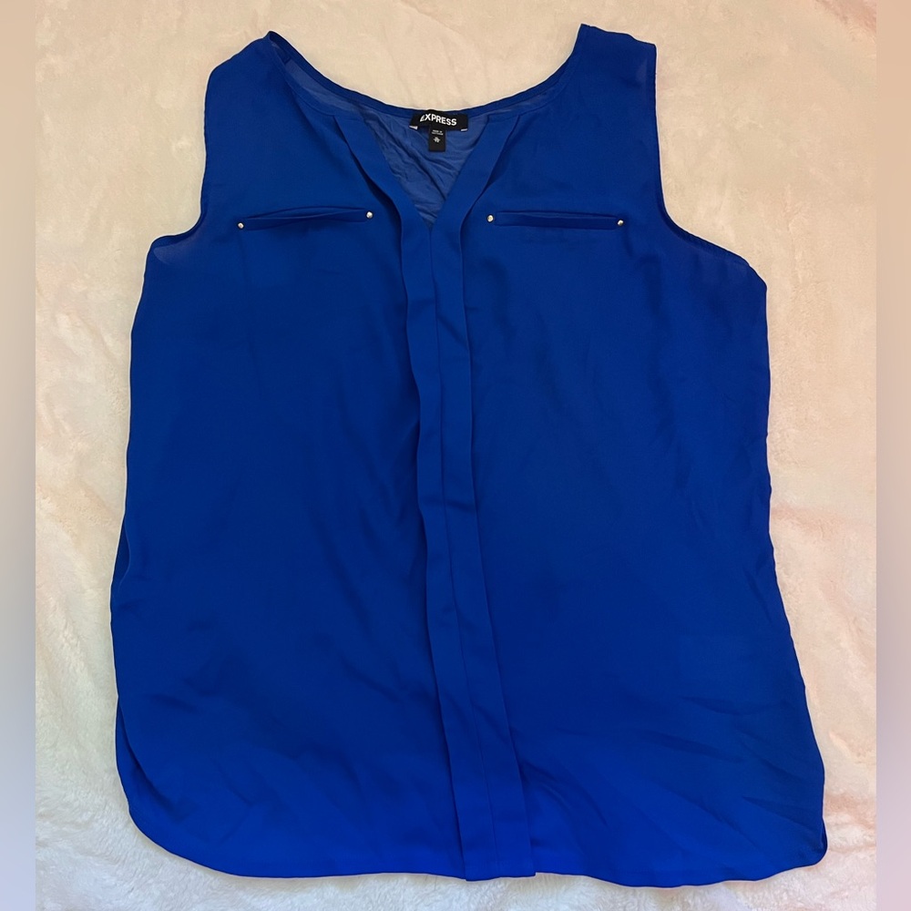 Express Blue Tank Top